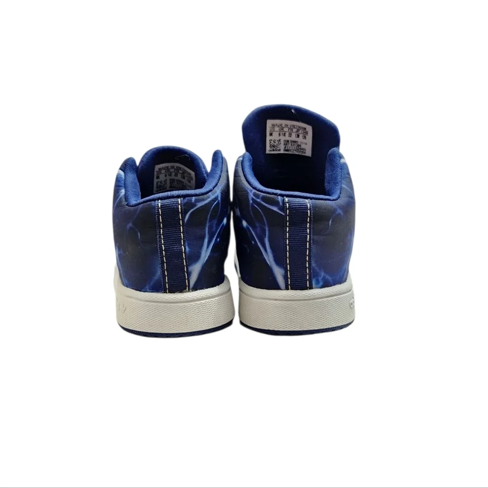 Adidas‎ Veritas Mid Top Toddler Shoes Blue Nebula Fit Foam Sneakers Kids Shoes